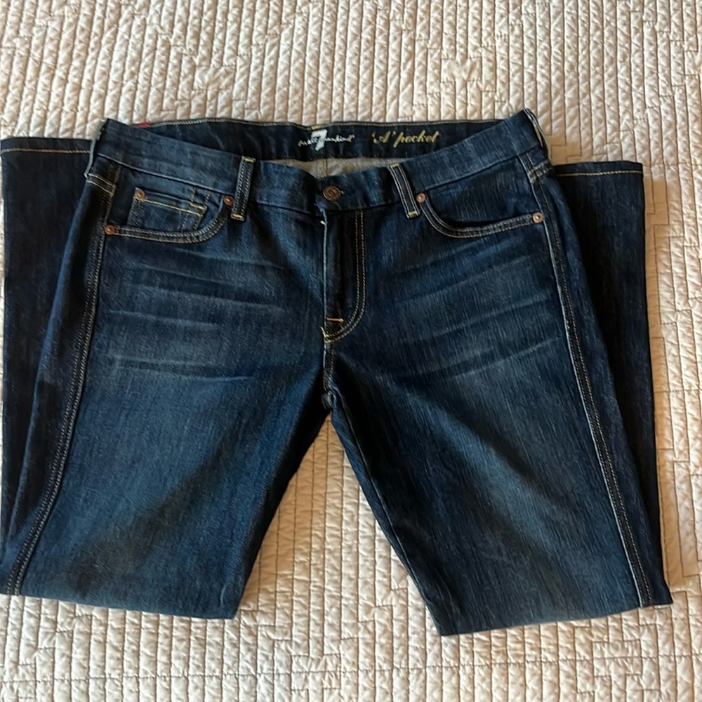 A Pocket Bootcut Jeans 7 For All Mankind Size 31 Hemmed Inseam 28” long